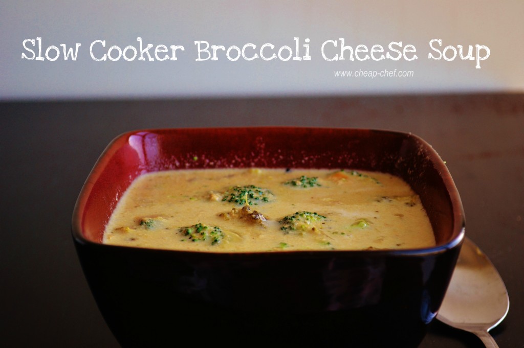 Slow Cooker Broccoli Cheese Soup Recipe