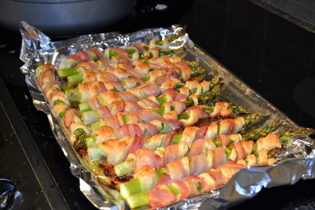 The Cheap Chef Bacon & Puff Pastry Wrapped Asparagus